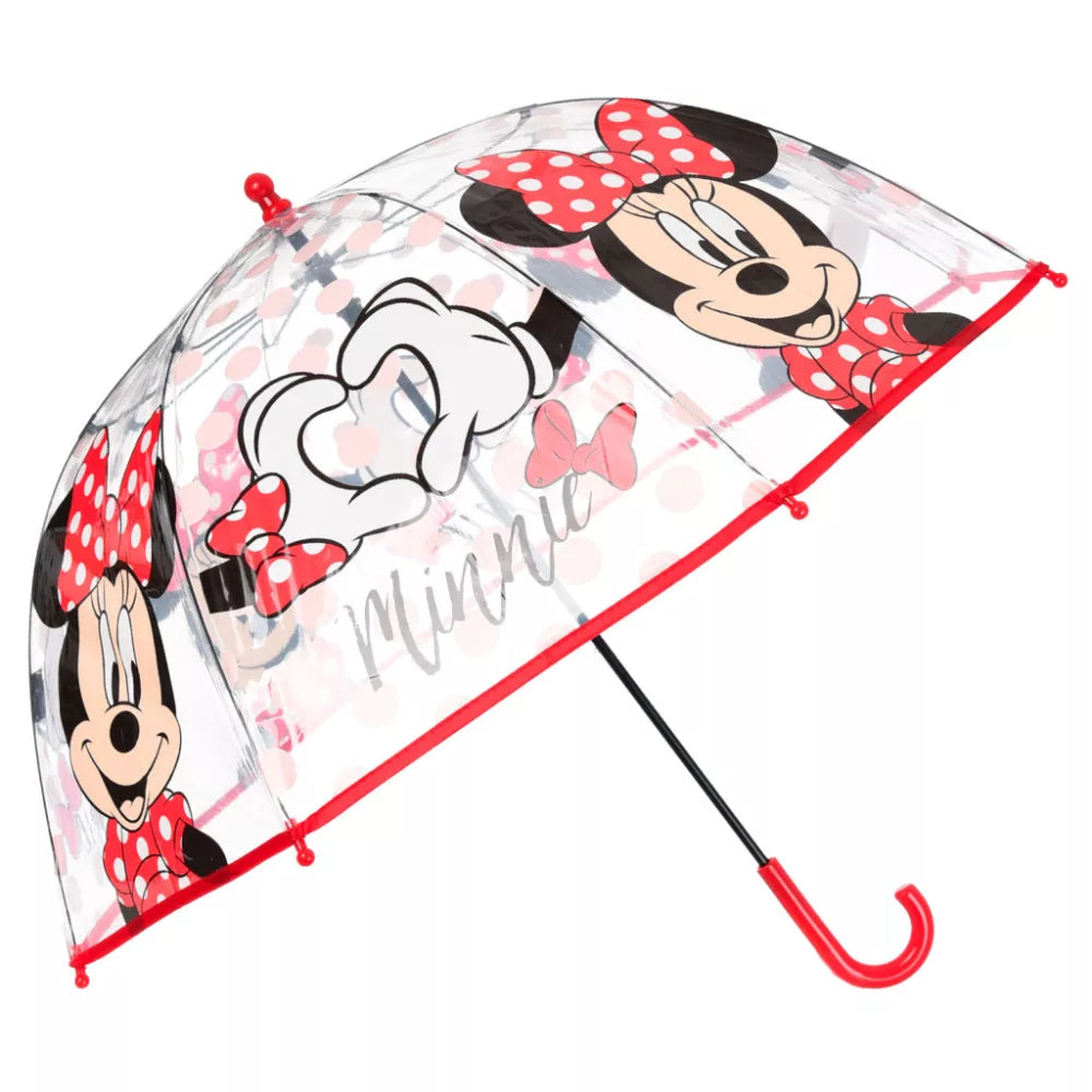 Disney Minnie Lovely Kinderdurchsichtiger Regenschirm Ø72 cm