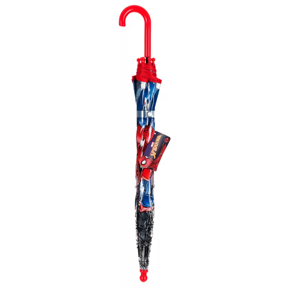Spiderman Web Power Kinder transparenter Regenschirm ⌀72 cm