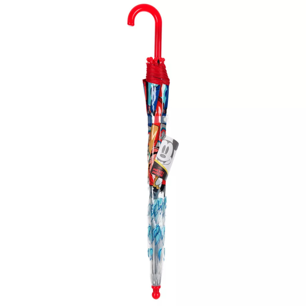 Disney Mickey Fun Day Kinder transparenter Regenschirm Ø72 cm