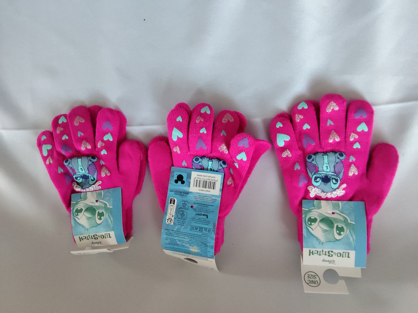Disney Lilo und Stitch Star Kinderhandschuhe Pink