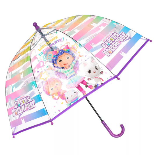 Gabby's Dollhouse Welcome Kinder transparenter Regenschirm Ø72 cm
